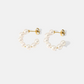 Classic Pearl Hoops